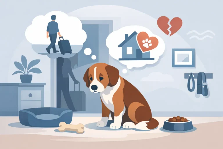 Ansiedad por separación en perro: qué hacer