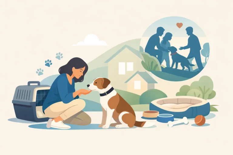 Guía de adaptación de perro rescatado