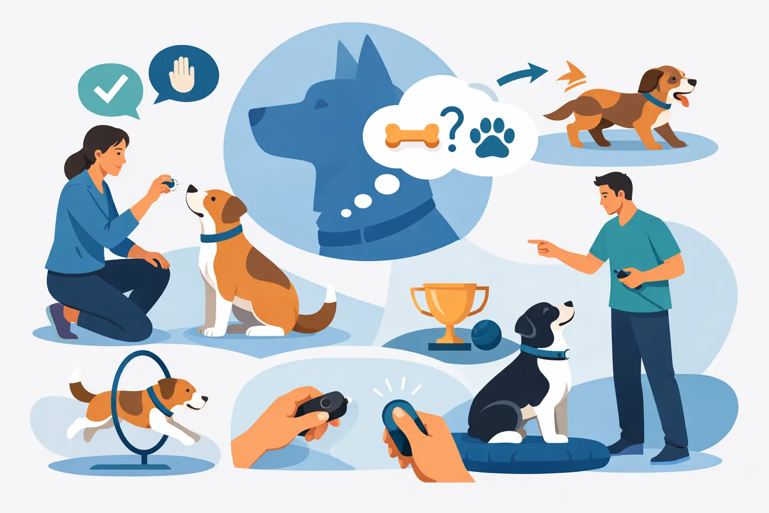 Modificación de conducta canina: qué funciona