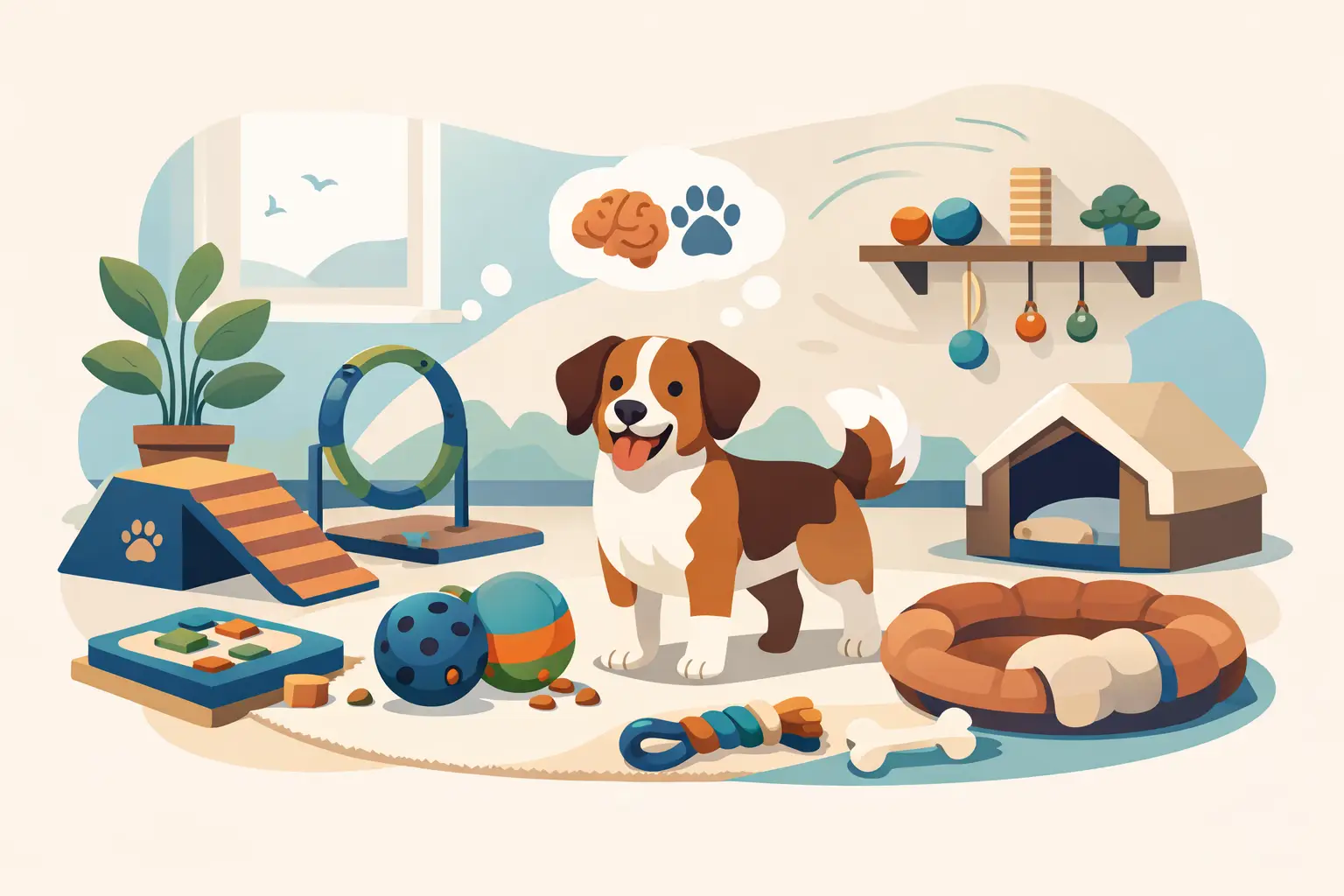 Enriquecimiento ambiental canino en casa