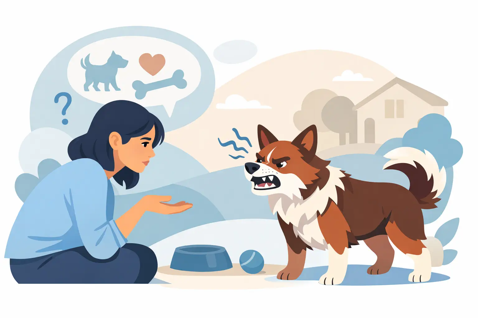 Por qué mi perro gruñe y qué me quiere decir
